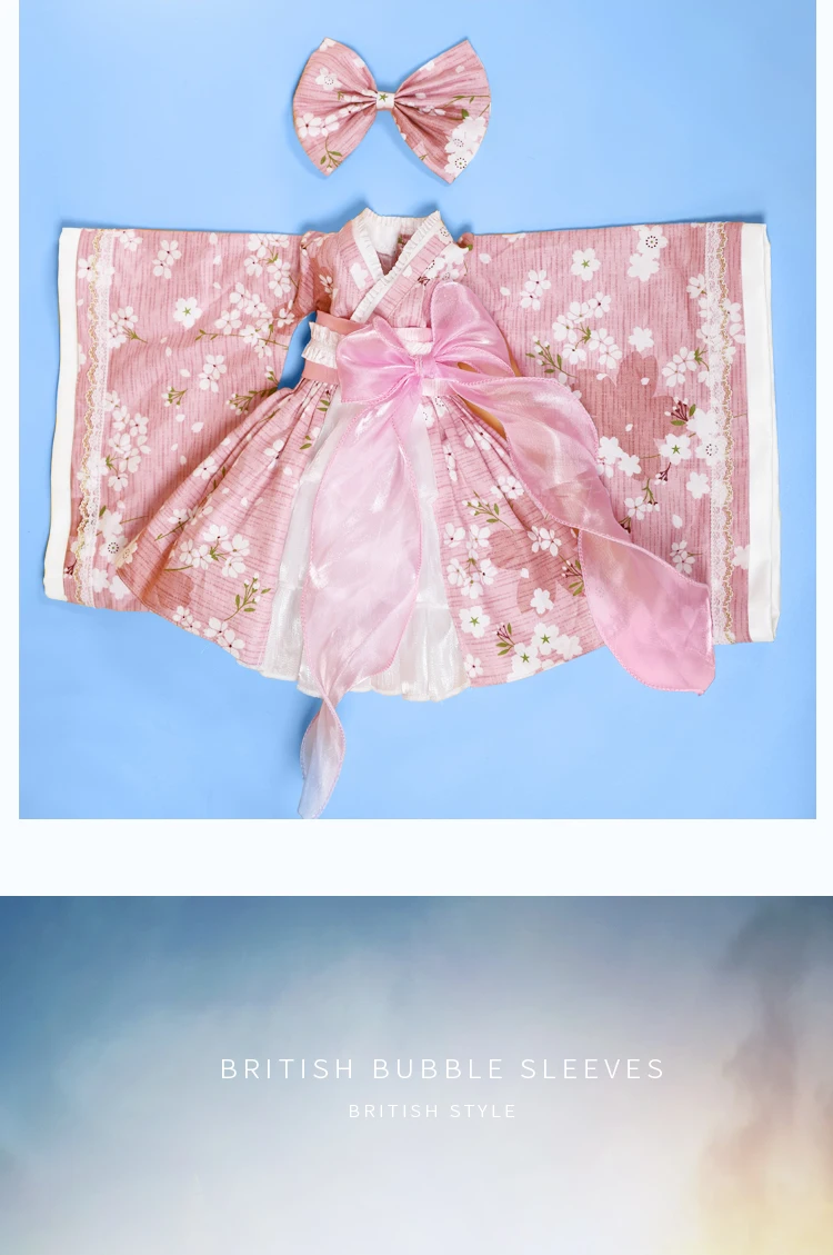 DBS Outfits For 1/3 BJD White Lace Dress Socks Pink Kimono Purple Skirt Clothes Anime Girls For SD DBS 62cm Doll