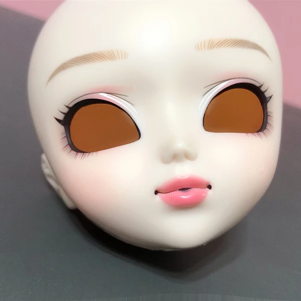 Rare Collection Makeup blyth Children Christmas pullip Gift Favor doll head diy accessories