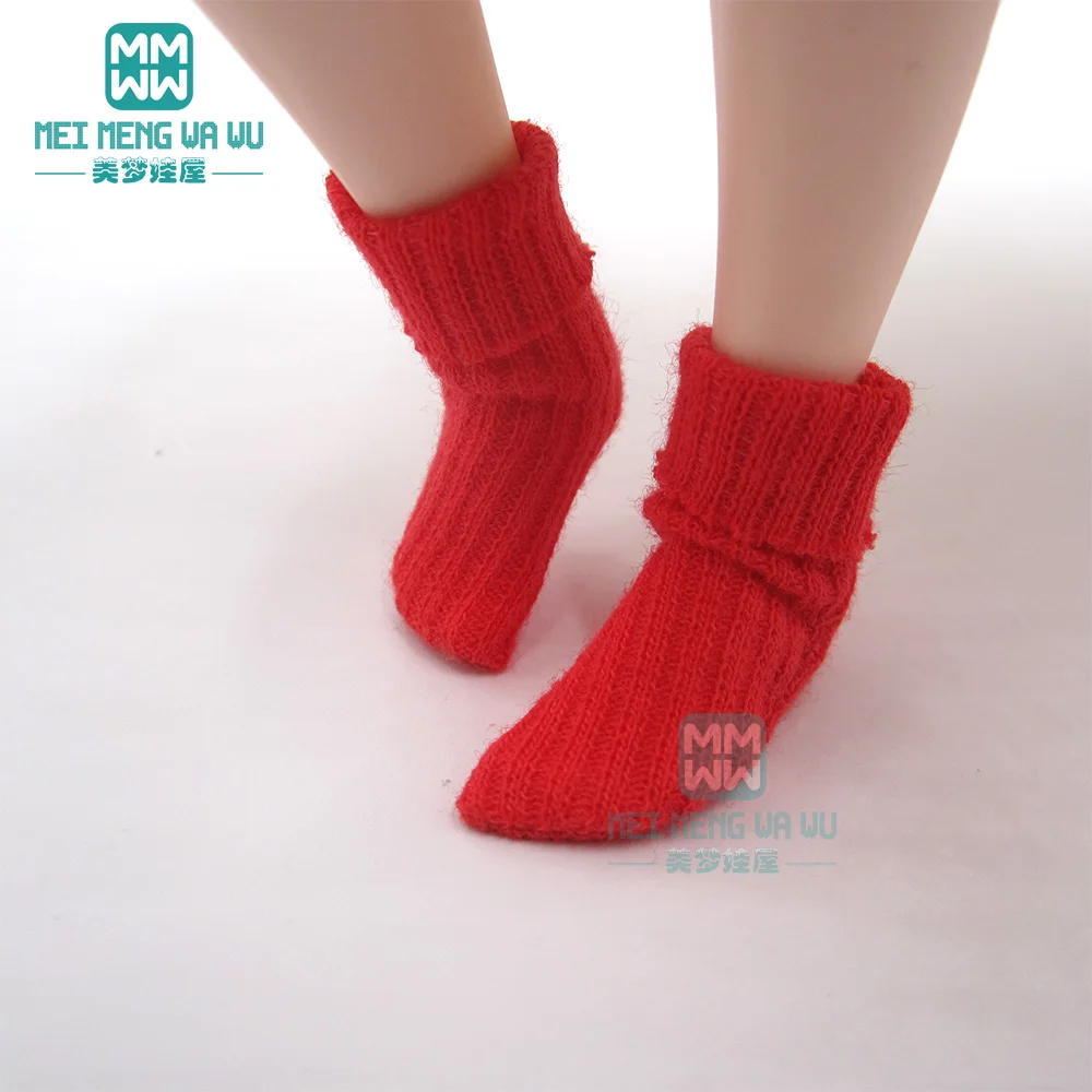 Doll Clothes Fashion Jacquard Mid-Leg Socks for 28--30cm Blyth Azone OB23 OB24 Toys Doll Accessories Girl's Gift
