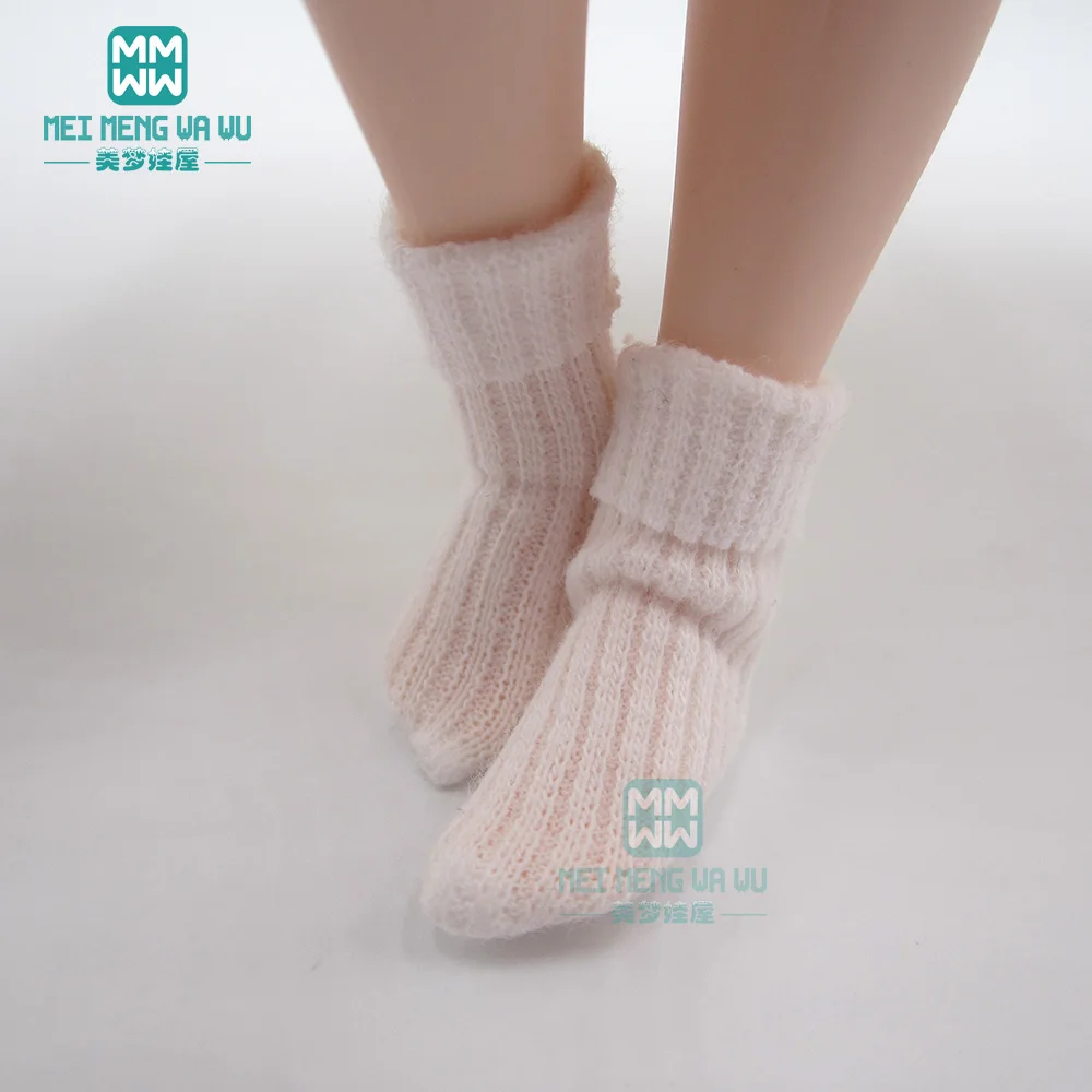 Doll Clothes Fashion Jacquard Mid-Leg Socks for 28--30cm Blyth Azone OB23 OB24 Toys Doll Accessories Girl's Gift