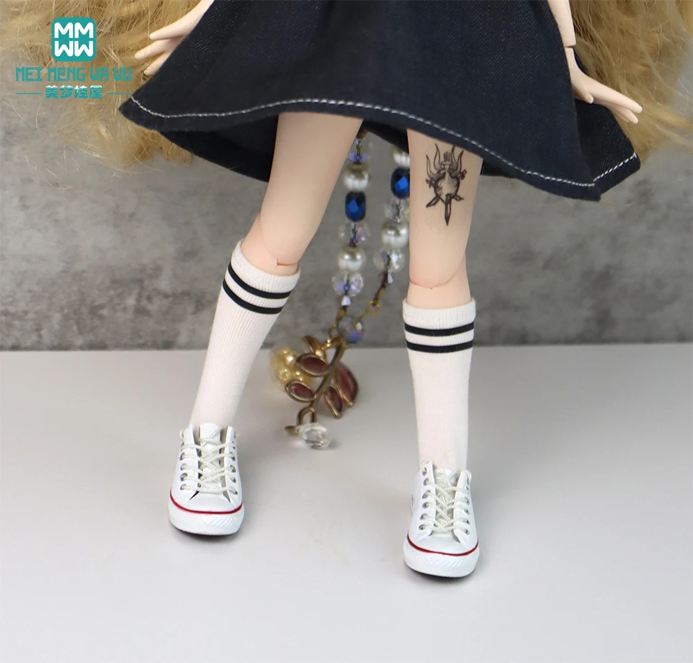 Doll Clothes Fashion Jacquard Mid-Leg Socks for 28--30cm Blyth Azone OB23 OB24 Toys Doll Accessories Girl's Gift