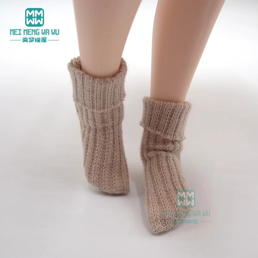 Doll Clothes Fashion Jacquard Mid-Leg Socks for 28--30cm Blyth Azone OB23 OB24 Toys Doll Accessories Girl's Gift