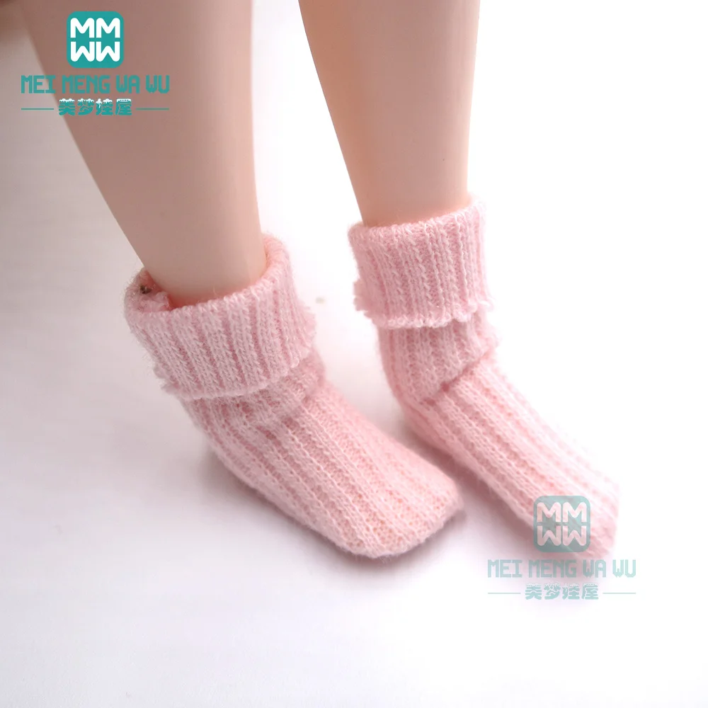 Doll Clothes Fashion Jacquard Mid-Leg Socks for 28--30cm Blyth Azone OB23 OB24 Toys Doll Accessories Girl's Gift