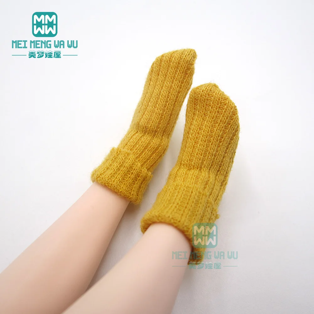 Doll Clothes Fashion Jacquard Mid-Leg Socks for 28--30cm Blyth Azone OB23 OB24 Toys Doll Accessories Girl's Gift
