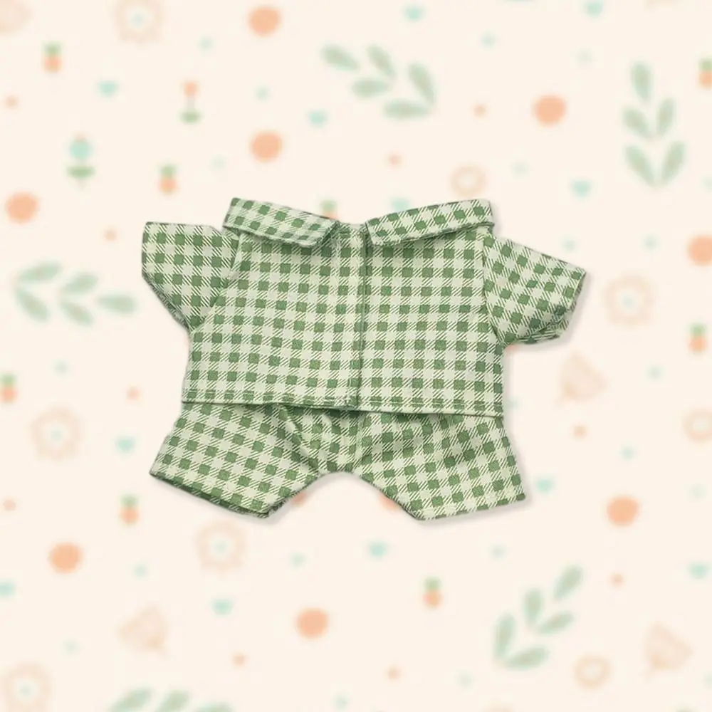 20CM Doll Clothes Fashion Striped Pajama Set Cotton Tops Shirt Pants For Idol Dolls Accessories Kids Dress Up Plush Toys Clothes