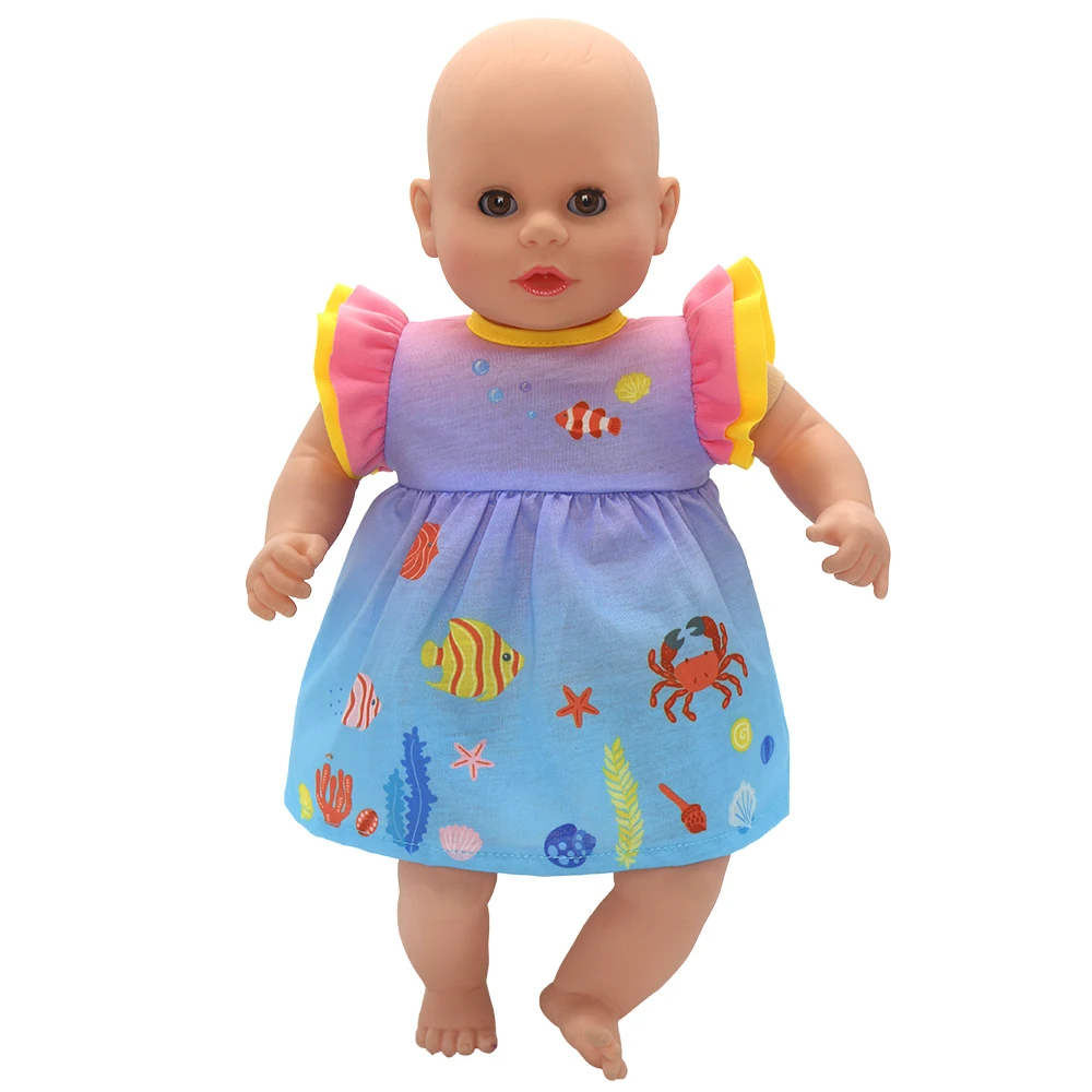 Baby Doll Clothes Red Hooded Clothes Pants Shirt Fit for 43cm Baby Reborn Dolls Boy Clothes for 18' Girl Doll Suit