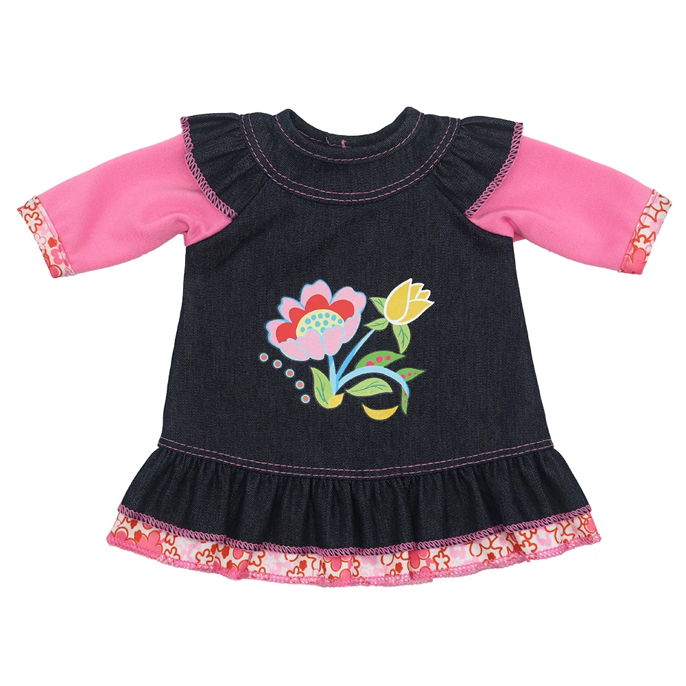 Baby Doll Clothes Red Hooded Clothes Pants Shirt Fit for 43cm Baby Reborn Dolls Boy Clothes for 18' Girl Doll Suit