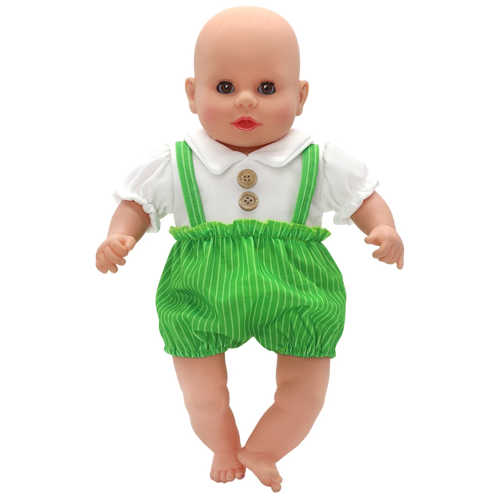 Baby Doll Clothes Red Hooded Clothes Pants Shirt Fit for 43cm Baby Reborn Dolls Boy Clothes for 18' Girl Doll Suit