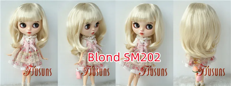 Jusuns BJD Hair JD045 9-10inch 10-11inch Long Nature Wave  Synthetic Mohair QBaby Wig  23-25cm 26-28cm Blythes Doll Accessories