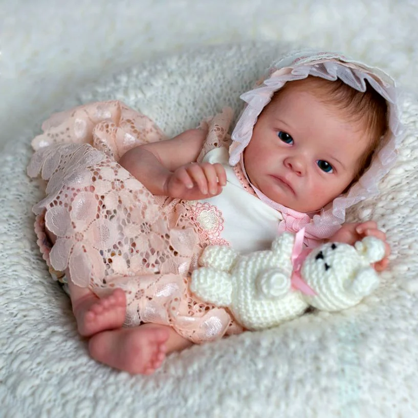 NPK 16inch Reborn Doll Kit Popular Tink Lifelike Soft Touch Fresh Color with Body and Eyes
