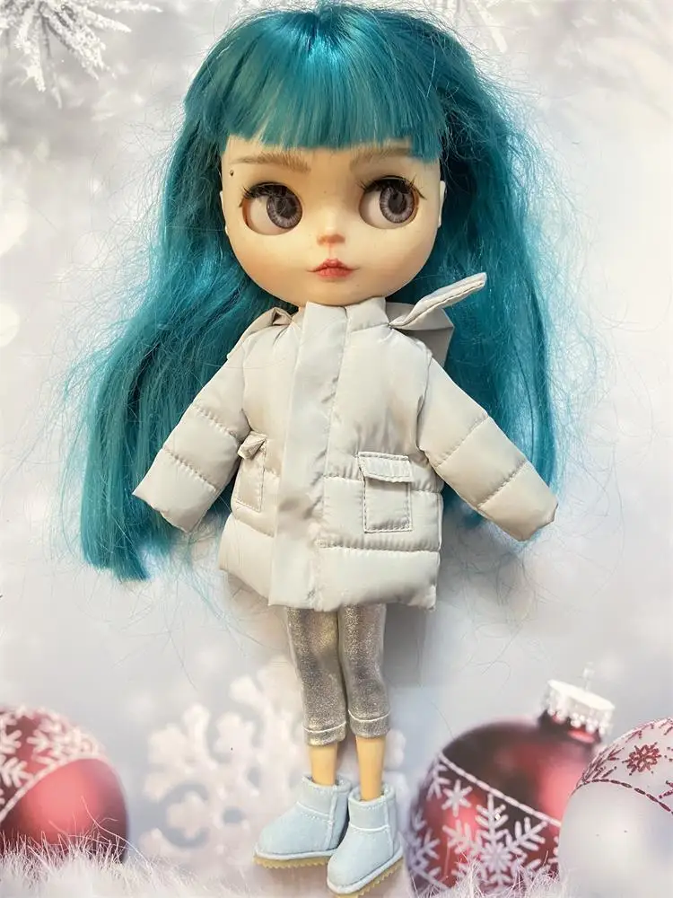 NEW 1pc Blyth Doll Clothes Fashionable Down Jacket for Blyth Azone OB23 OB24 1/6 Doll Accessories