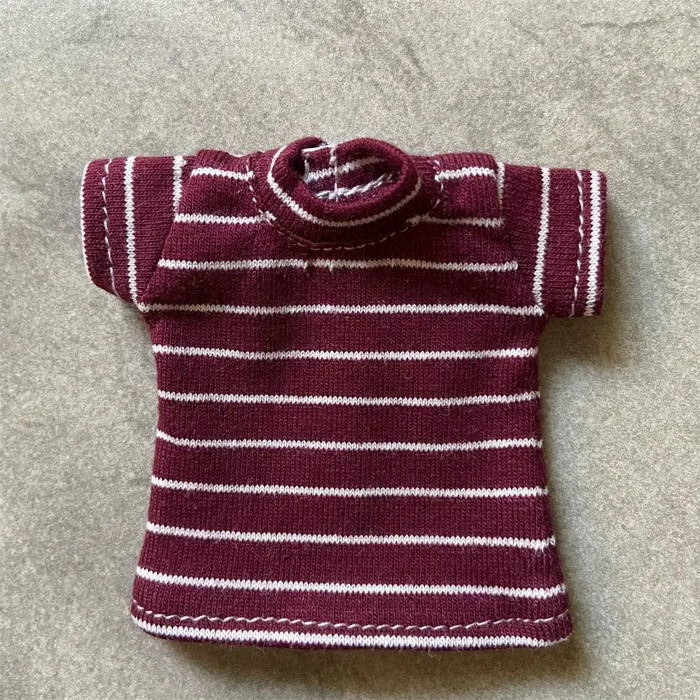 1PCS 1/6 Blyth Clothes,Pure Cotton Stripe T-shirt for azone ob24 pullip blyth 1/6 doll clothes accessories