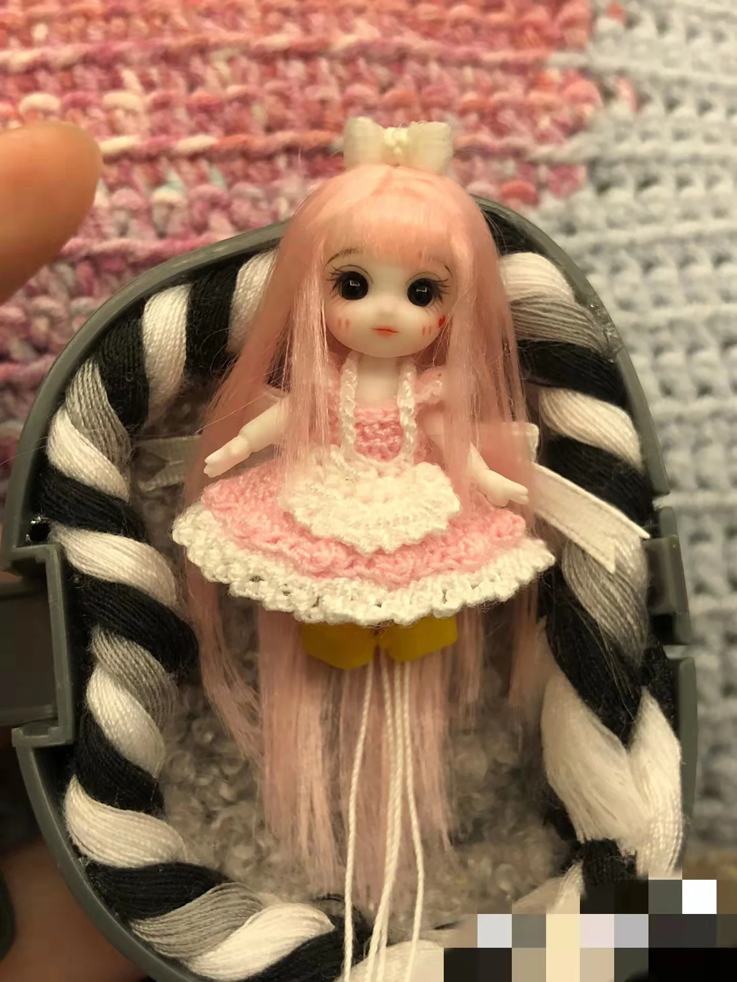 3.5cm 4cm 5cm mini BJD doll wig LAIL wig doll accessories customization