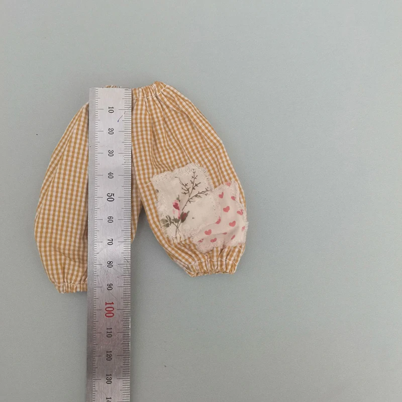 Handmade Doll Skirt Dress With Big Ear Rabbit Hat Doll Floral Patterned Dress For Blythes Ymy Licca Azones Ob24 Ob27 Fr Doll