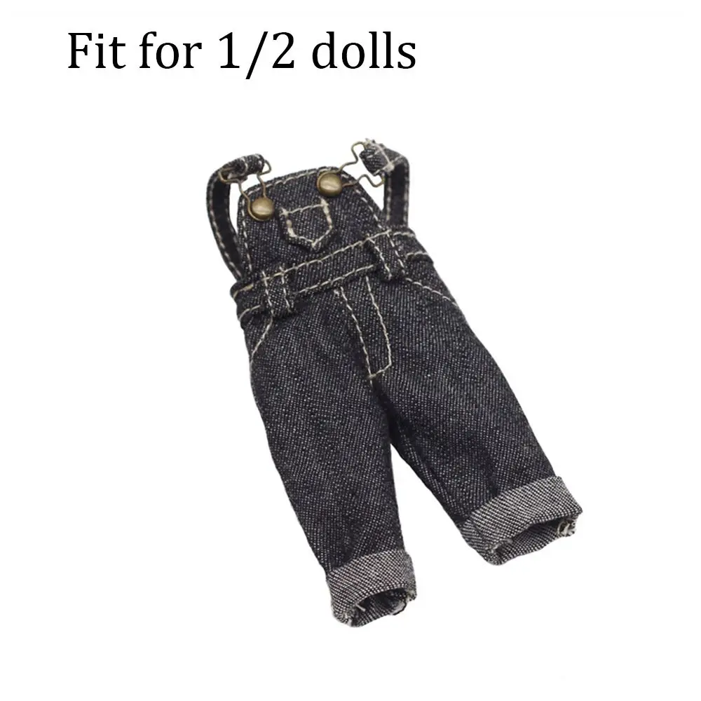 OB11 Doll Clothes Fashion Overalls Trousers Jeans Pants For 1/12 BJD Dolls Accessories Obitsu 11 Accessories Birthday Present
