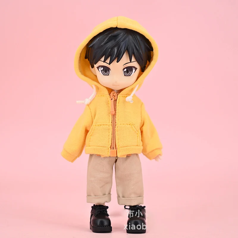 HOUZIWA OB11 Doll Clothes Hoodies For P9 Molly 1/12 BJD Dolls