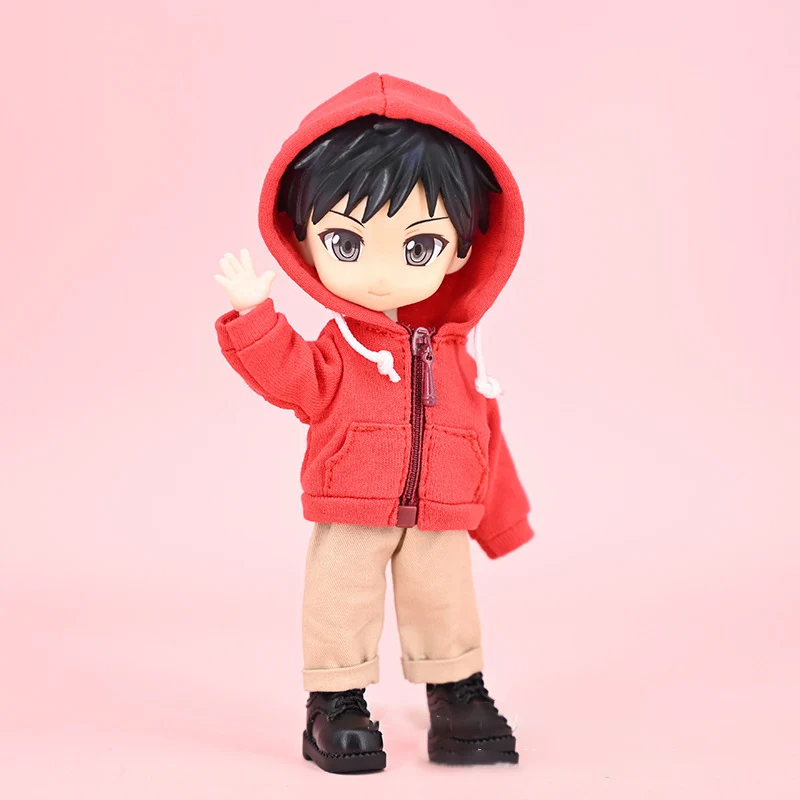 HOUZIWA OB11 Doll Clothes Hoodies For P9 Molly 1/12 BJD Dolls