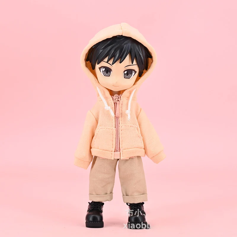 HOUZIWA OB11 Doll Clothes Hoodies For P9 Molly 1/12 BJD Dolls