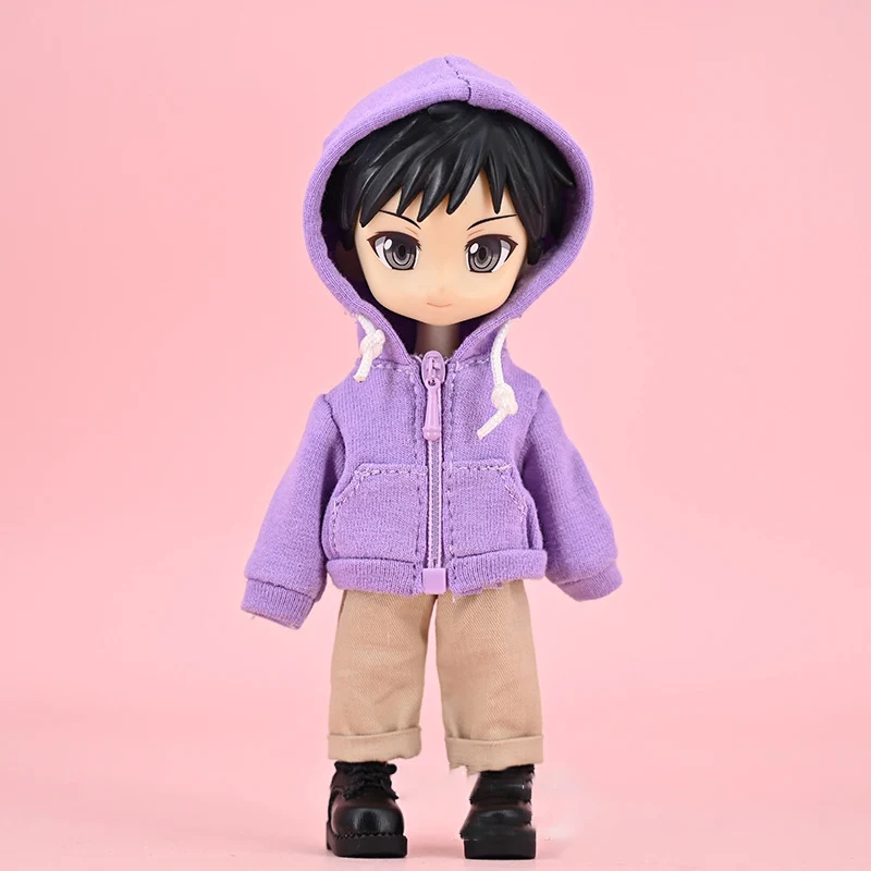 HOUZIWA OB11 Doll Clothes Hoodies For P9 Molly 1/12 BJD Dolls