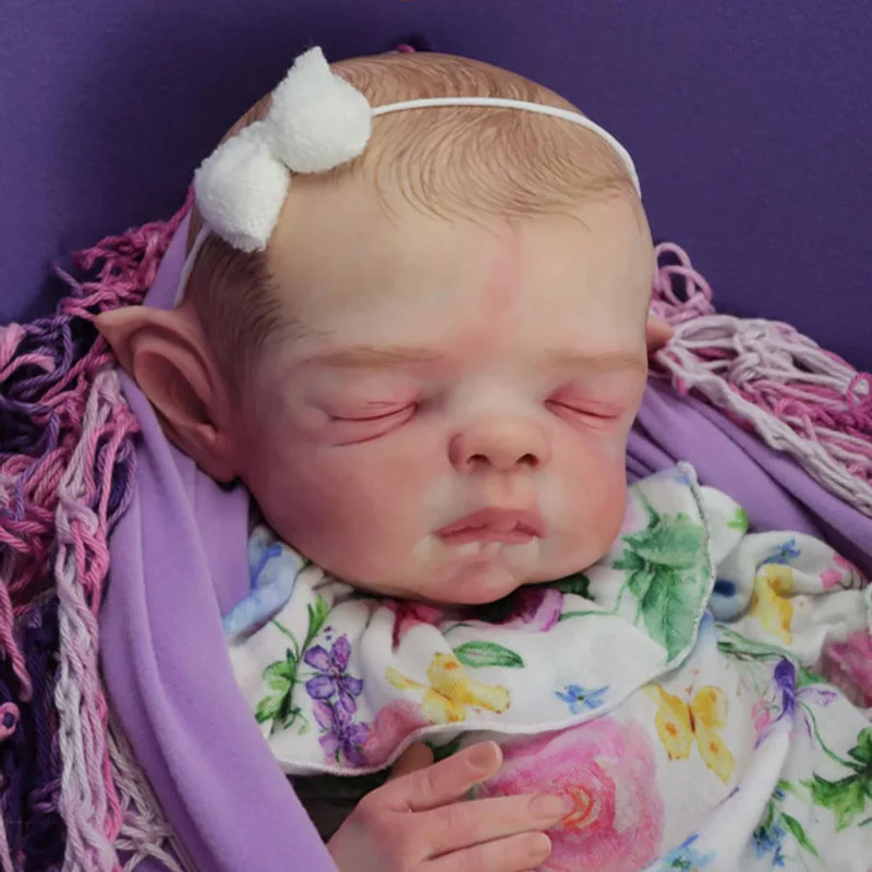 16Inch Reborn Doll Kit Pumpkin Pixie withcloth Body Unfinished Unpainted Doll Parts