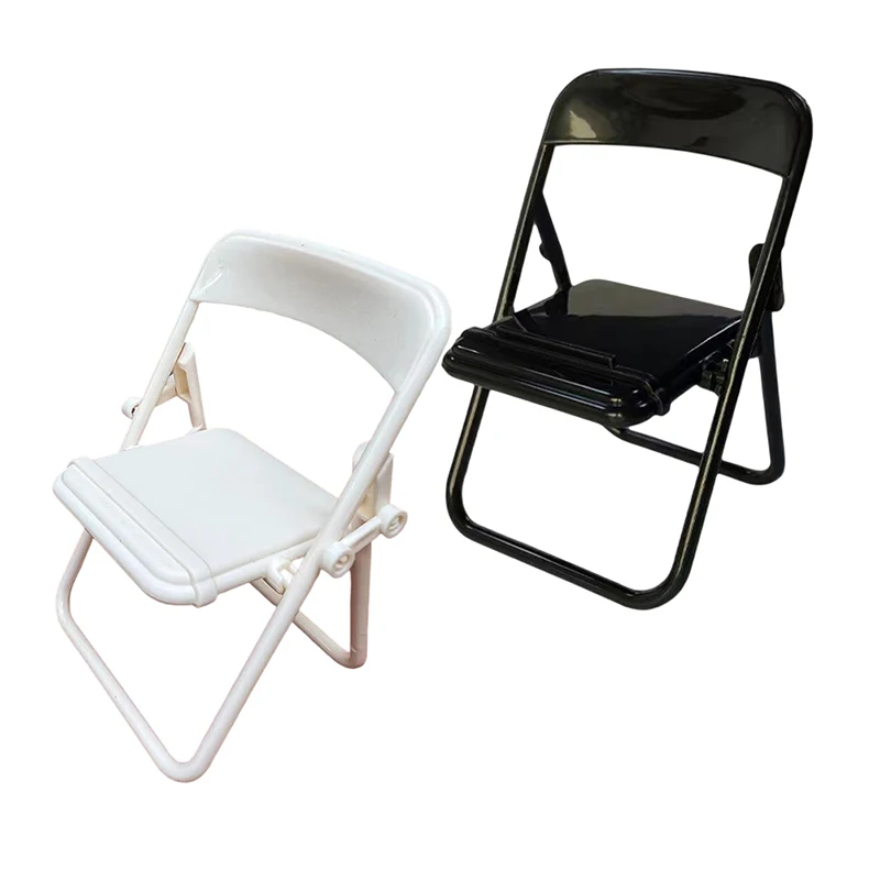 Mini Chair 1:12 Dollhouse Miniature Chair Folding Chair Armchair House Decor Toy
