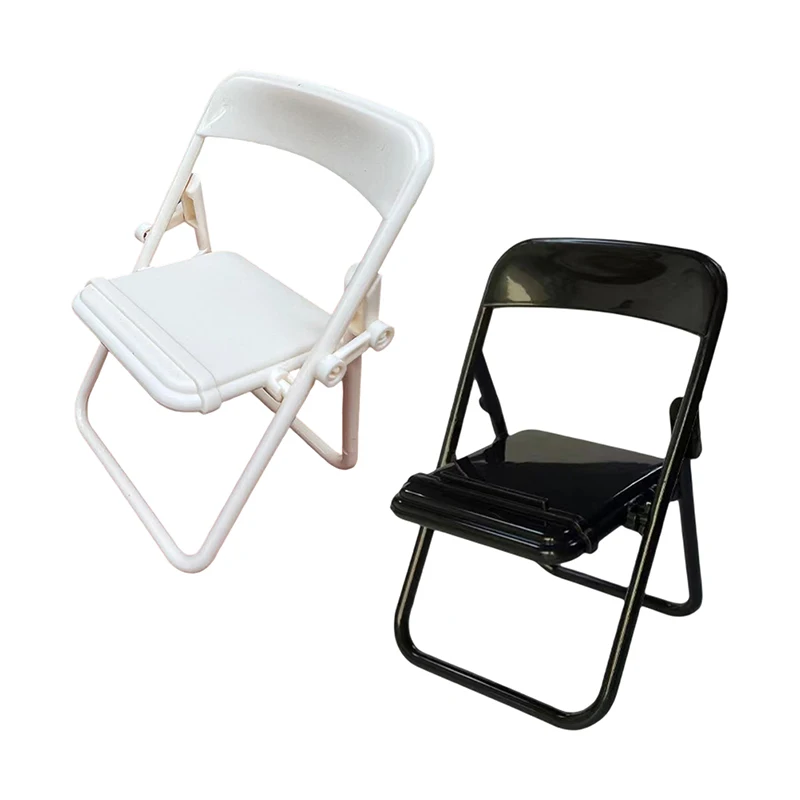 Mini Chair 1:12 Dollhouse Miniature Chair Folding Chair Armchair House Decor Toy