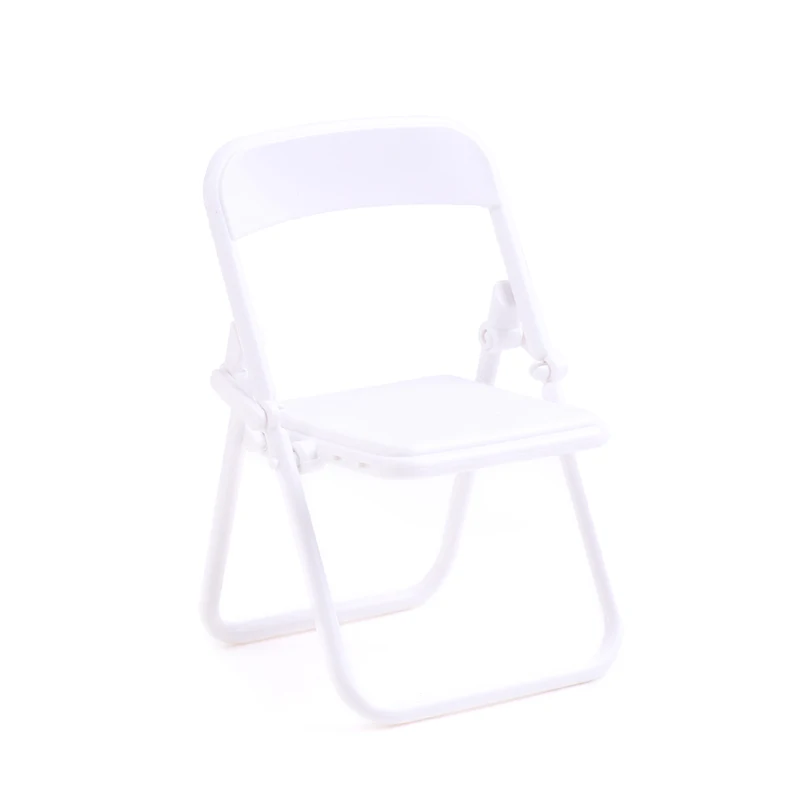Mini Chair 1:12 Dollhouse Miniature Chair Folding Chair Armchair House Decor Toy