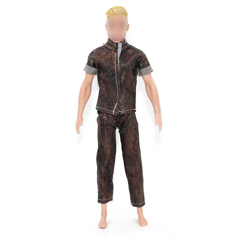 1Set Doll Clothing Ken Doll Daily Wear Casual Suit Sweatshirt Pant Dressing For 30cm Barby Doll Sports Men's Clothes Accessories