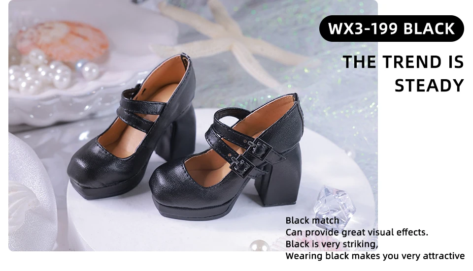 BJD Shoes 1/3 Madi Body 7.5cm BJD Shoes Fashion Doll Shoes Doll Accessories Toys SD Size Doll Shoes