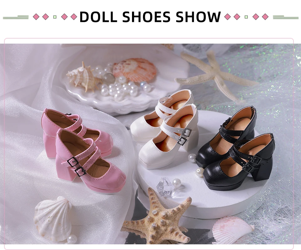 BJD Shoes 1/3 Madi Body 7.5cm BJD Shoes Fashion Doll Shoes Doll Accessories Toys SD Size Doll Shoes