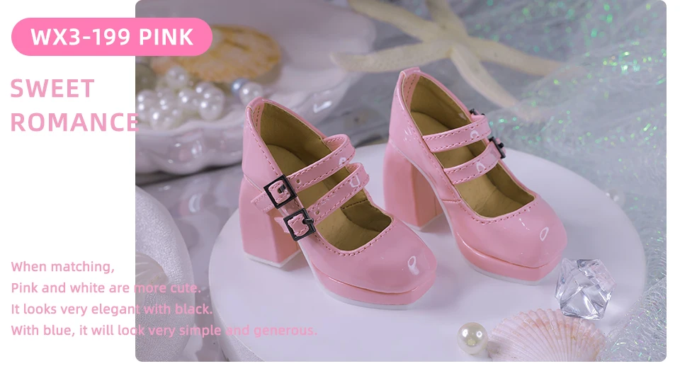 BJD Shoes 1/3 Madi Body 7.5cm BJD Shoes Fashion Doll Shoes Doll Accessories Toys SD Size Doll Shoes