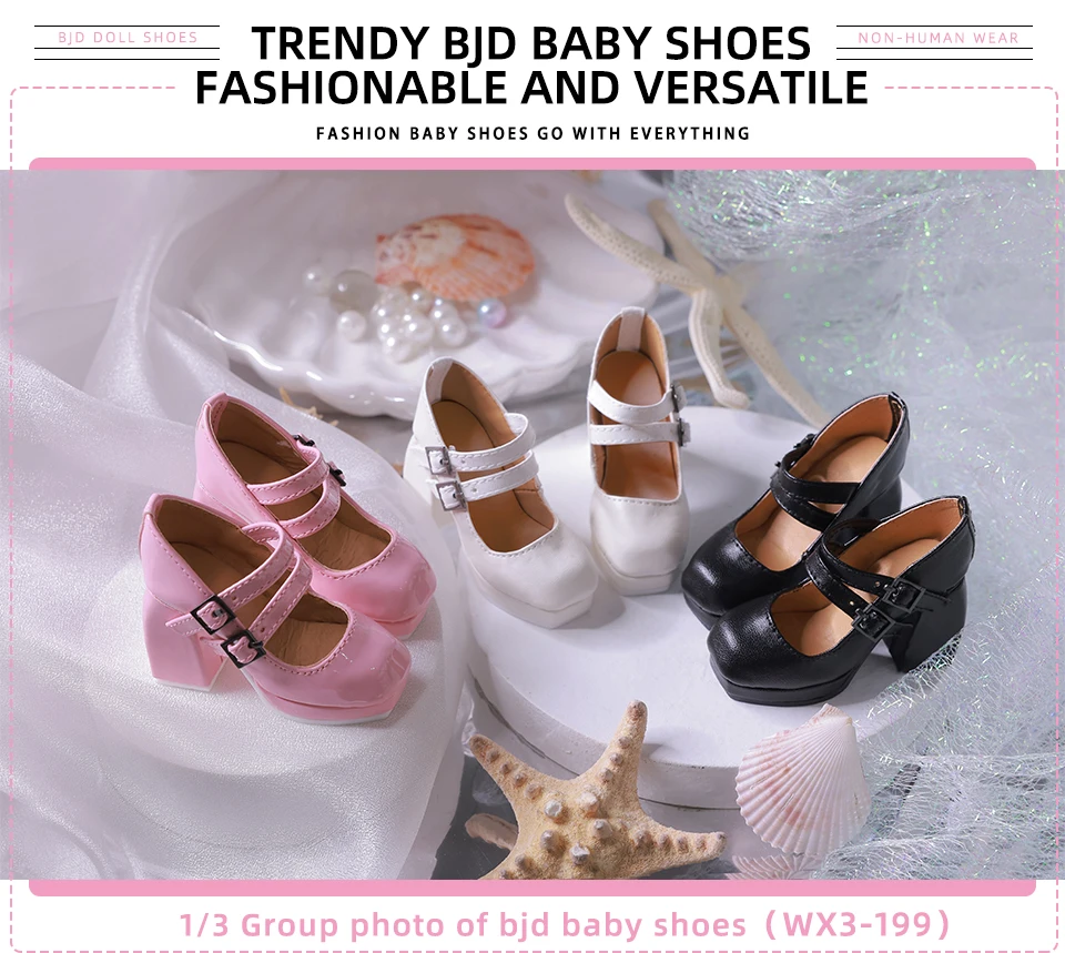 BJD Shoes 1/3 Madi Body 7.5cm BJD Shoes Fashion Doll Shoes Doll Accessories Toys SD Size Doll Shoes