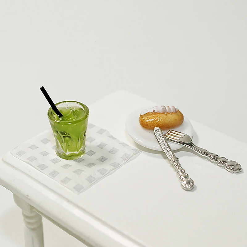 1Pcs 1:6/1:12 Doll House Miniature Toy Cocktail Drinks Model Doll Toys Dollhouse Accessories For Dollhouse Kitchen Decro