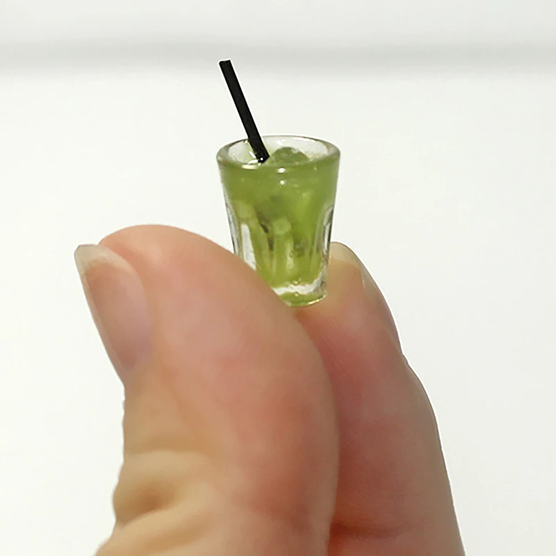 1Pcs 1:6/1:12 Doll House Miniature Toy Cocktail Drinks Model Doll Toys Dollhouse Accessories For Dollhouse Kitchen Decro