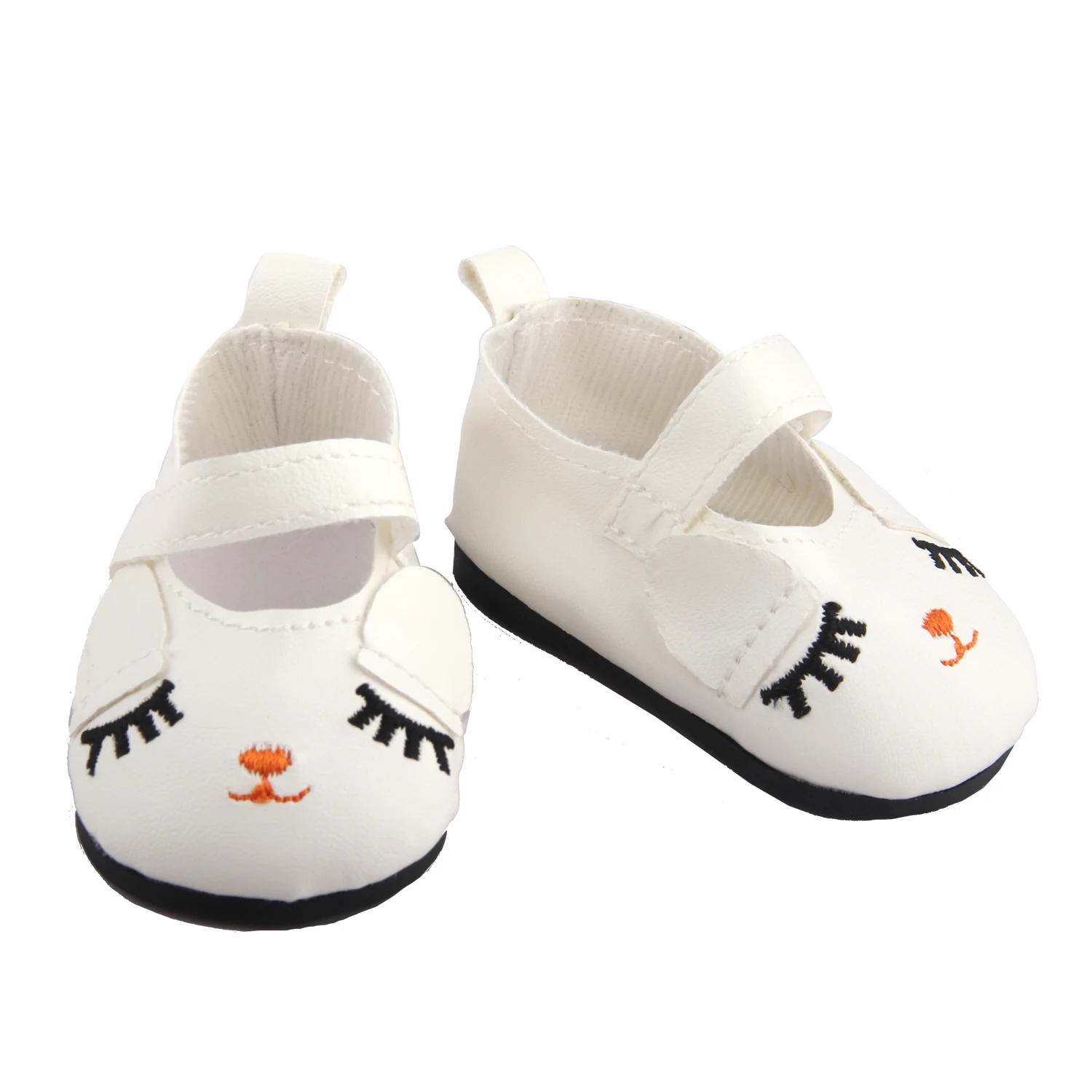 7cm Canvas Cloth Doll Shoes Lace-up Doll Boots Sneakers For 43cm Baby New Born&18 inch American,OG Life Girl Doll Girl's Gift