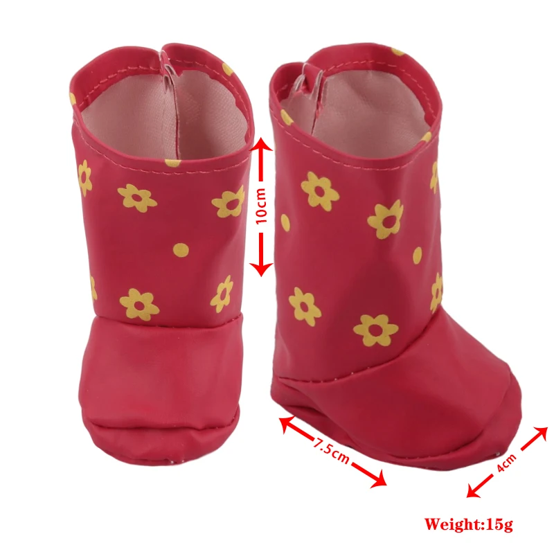 7cm Canvas Cloth Doll Shoes Lace-up Doll Boots Sneakers For 43cm Baby New Born&18 inch American,OG Life Girl Doll Girl's Gift