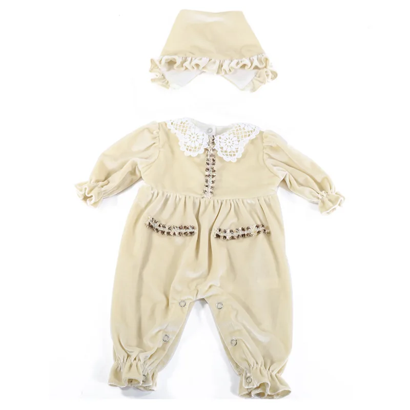 Doll Clothes for 55cm Baby Doll 22inch Doll's Clothing Sweater Dress Overall DIY Toy Outfit Set for Reborn Dolls Accessories