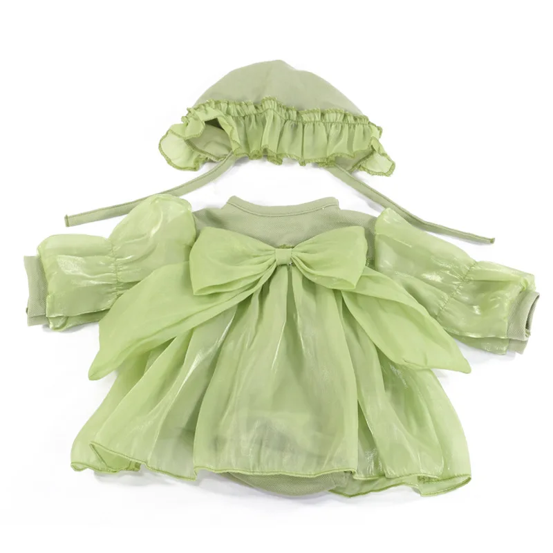 Doll Clothes for 55cm Baby Doll 22inch Doll's Clothing Sweater Dress Overall DIY Toy Outfit Set for Reborn Dolls Accessories