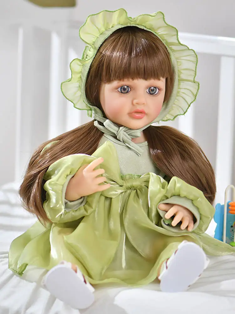 Doll Clothes for 55cm Baby Doll 22inch Doll's Clothing Sweater Dress Overall DIY Toy Outfit Set for Reborn Dolls Accessories