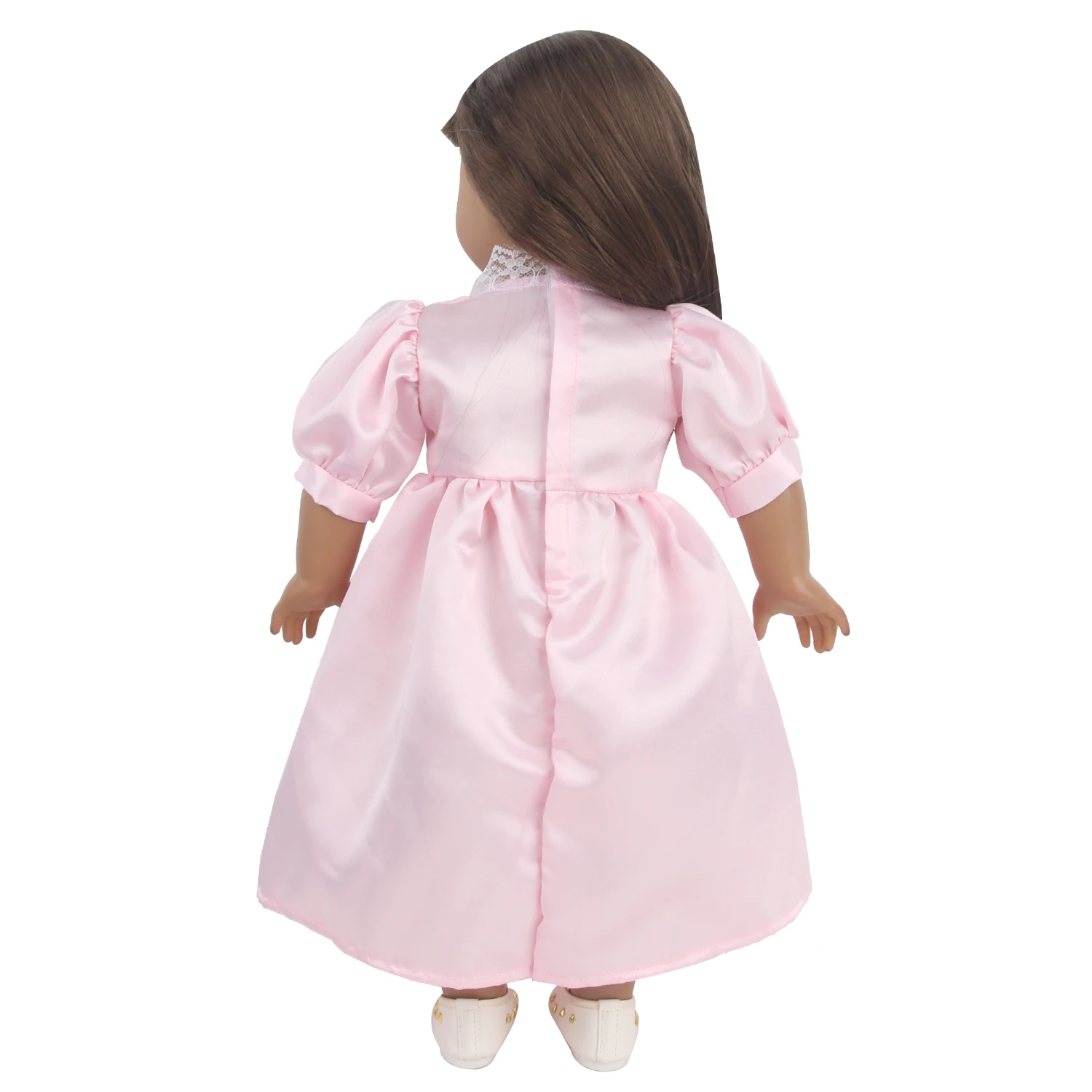 American 18 Inches Girl Doll Princess Dress  Bubble Skirt Wedding Dress For 43cm Baby New Born&OG,Russia Girl Doll Accessories