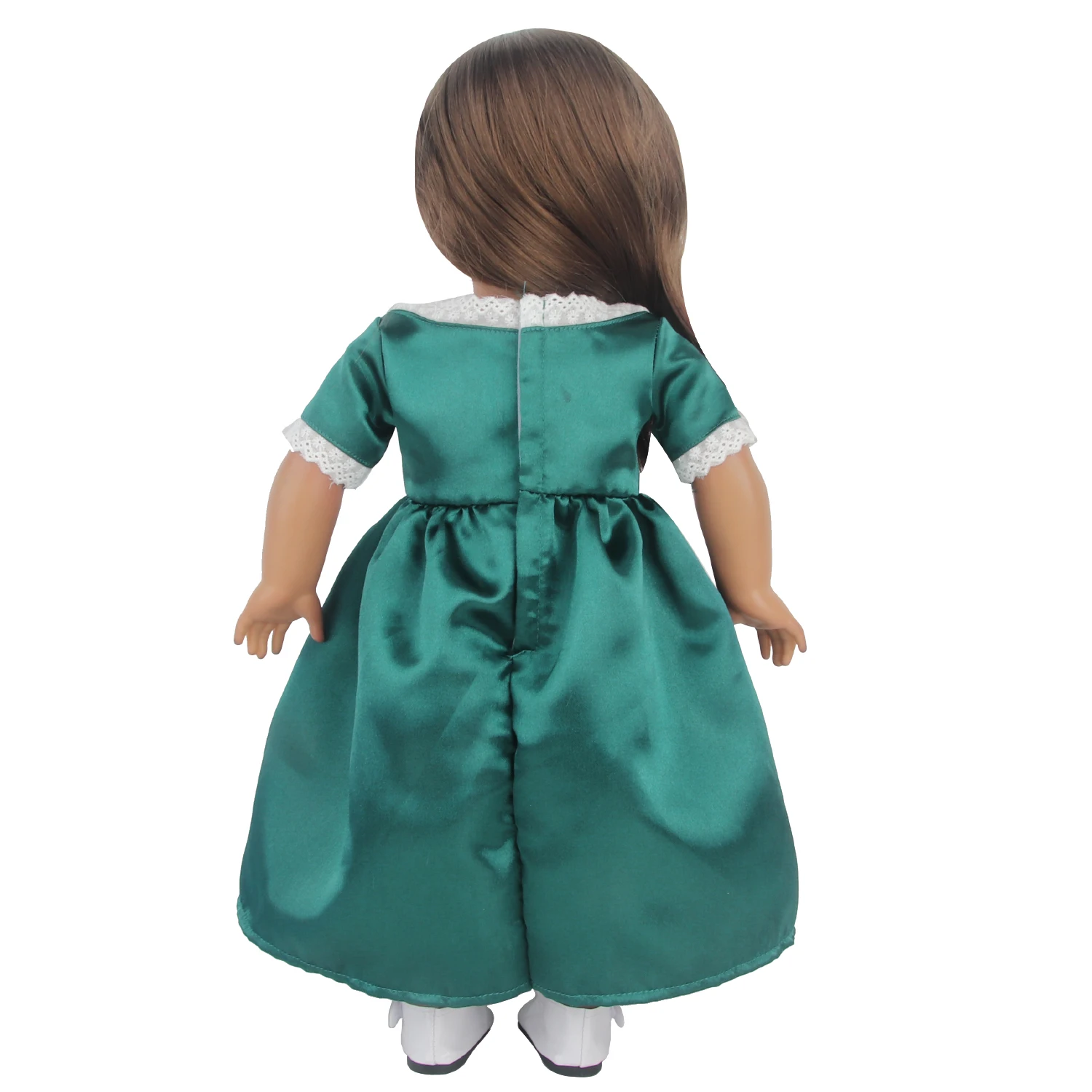 American 18 Inches Girl Doll Princess Dress  Bubble Skirt Wedding Dress For 43cm Baby New Born&OG,Russia Girl Doll Accessories