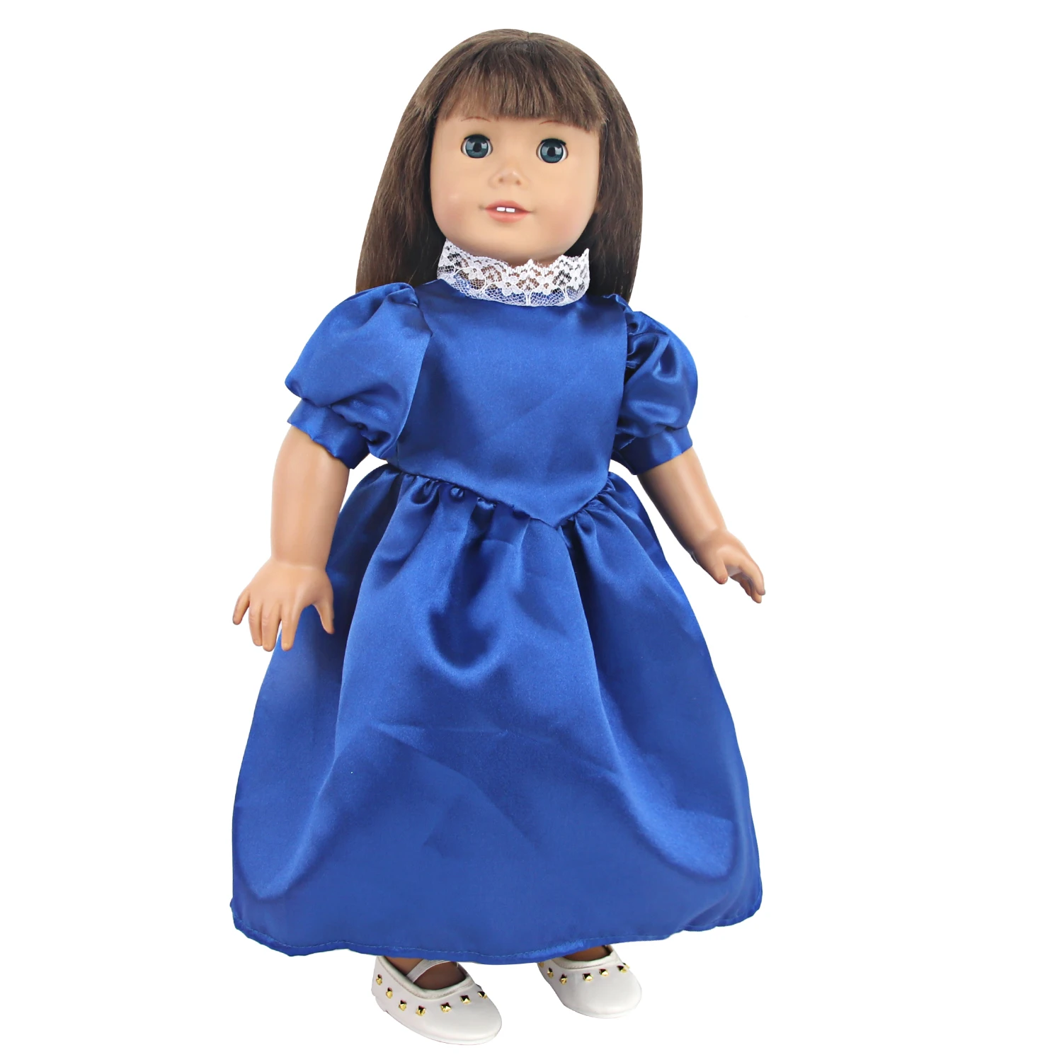 American 18 Inches Girl Doll Princess Dress  Bubble Skirt Wedding Dress For 43cm Baby New Born&OG,Russia Girl Doll Accessories