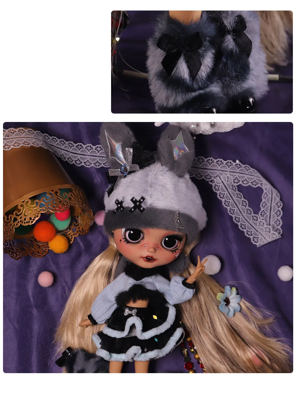 Outfits for ICY DBS Blyth Doll Dress Siuit 1/6 BJD Azone S Anime Girl Gift Toys