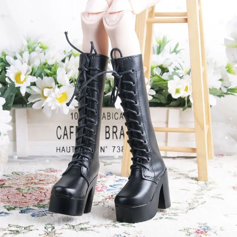 Fashion 60cm Doll's Shoes for 1/3 Bjd Doll Sneakers Long Boots Leather Shoes, High Heels Diy Girl Toys Dress Up Doll Accessories