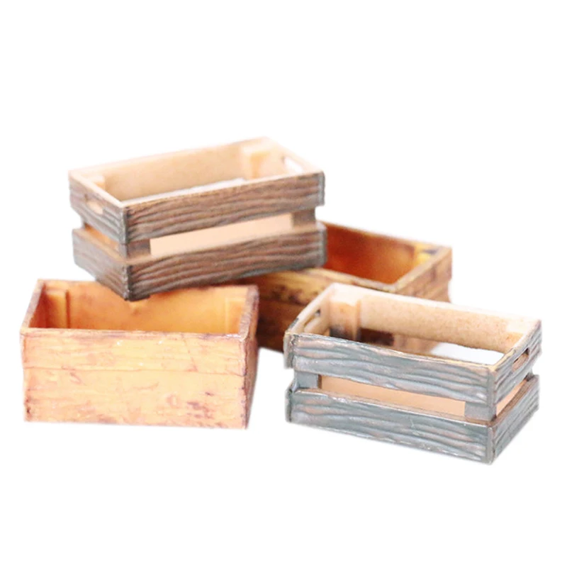1/6 1/12 Dollhouse Miniture Simulation parts box Hollow frame Storage model Decoration Accessories Toys