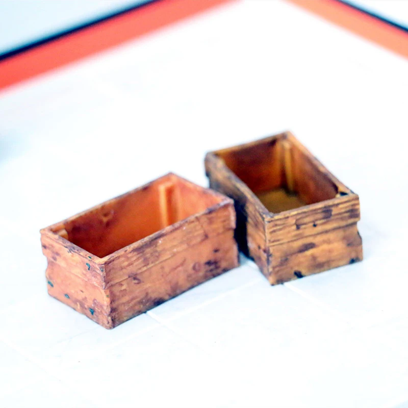 1/6 1/12 Dollhouse Miniture Simulation parts box Hollow frame Storage model Decoration Accessories Toys