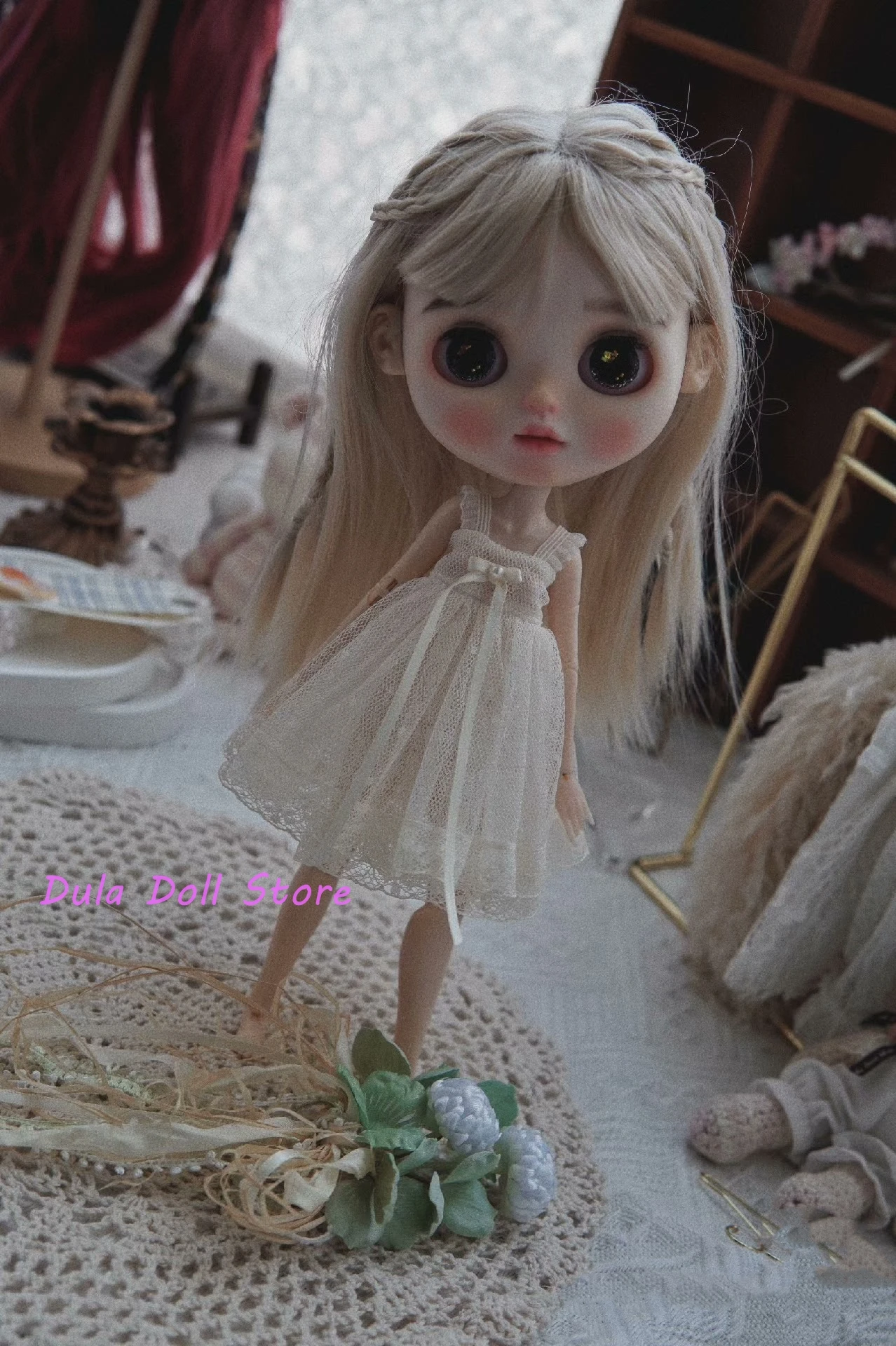 2026 Dula Doll Clothes Dress Lace Skirt Blythe Qbaby Ob24 Ob22 Azone Licca ICY JerryB 1/6 Doll