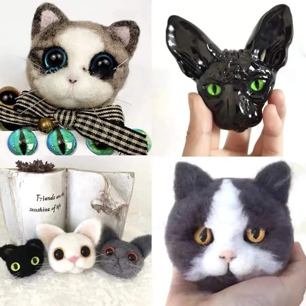 25Pairs Glass Doll Eyes Animal DIY Crafts Eyeballs For Dinosaur Eye Accessories Jewelry Making Handmade 8mm/10mm
