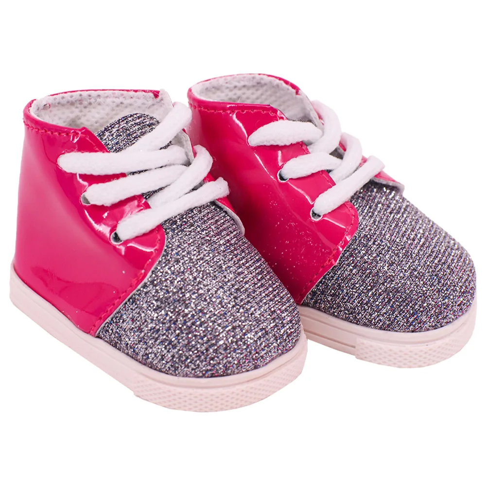 7 Cm Lace-up Sneakers Doll Clothes Shoes Accessories For 18 inch American Doll 43 Cm Baby Doll Generation Dolls Shoes,Gifts