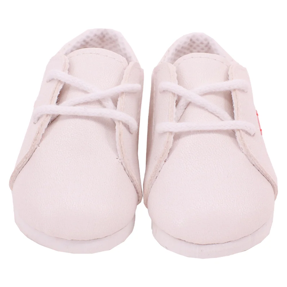 7 Cm Lace-up Sneakers Doll Clothes Shoes Accessories For 18 inch American Doll 43 Cm Baby Doll Generation Dolls Shoes,Gifts